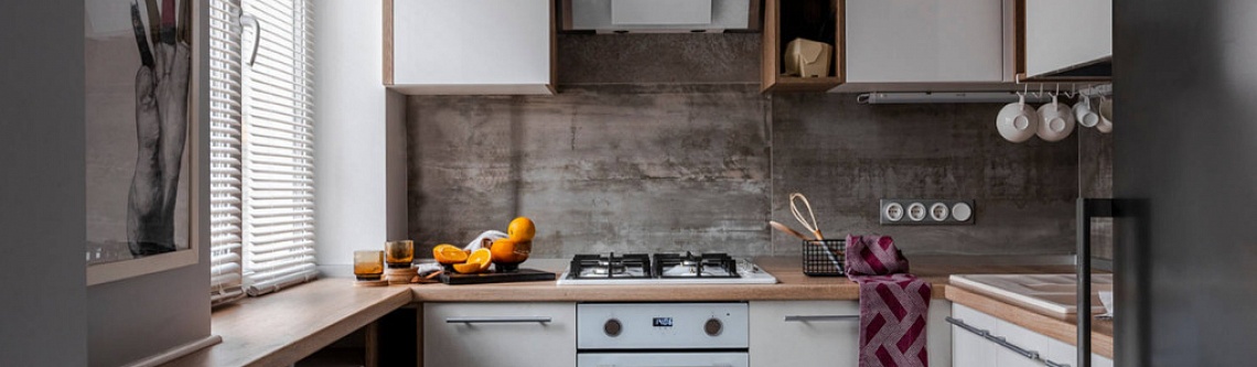 Кухня в хрущевке: дизайн интерьера (90 реальных фото), ремонт, идеи планировки на кв